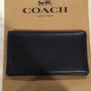 Coach slim wallet leather